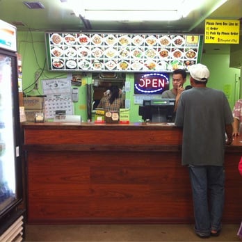 Bangkok Chef - Cashier area and extensive menu board - Thai Near Me - Honolulu, Hawaii