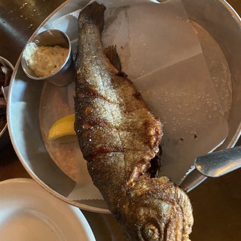 Work & Class - Whole Fried Idaho Trout - New American Near Me - Denver, Colorado