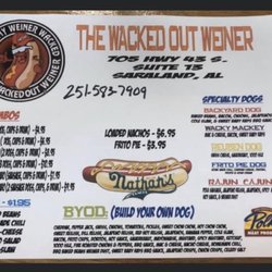The Wacked Out Weiner - Menu