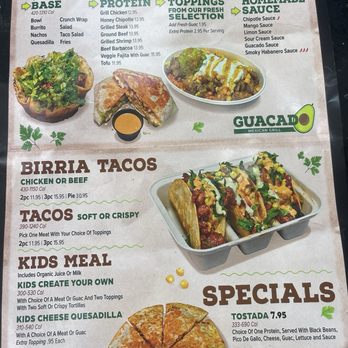 Guacado Mexican Grill - Menu - Mexican Near Me - Queens, New York Guacado Mexican Grill - Menu - Mexican Near Me - Queens, New York