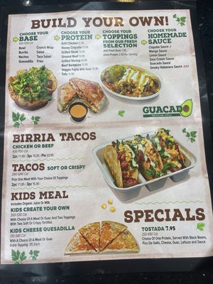 Menu photo 1 Guacado Mexican Grill Queens, NY Menu photo 1 Guacado Mexican Grill Queens, NY