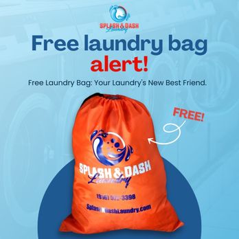 Splash & Dash Laundry - Claim your free laundry bag with your first order to keep your dirty laundry ready to go. Serving Sacramento County, CA. - Laundry Services Near Me
