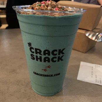 The Crack Shack - Cookie monster milkshake - Chicken Shop Near Me - Costa Mesa, California