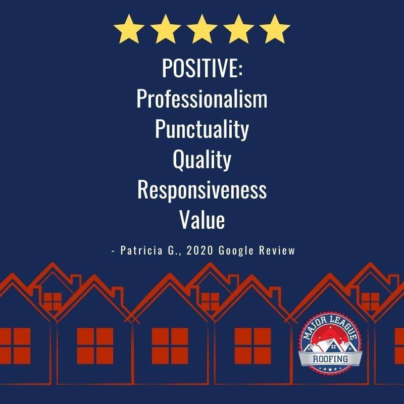 Slide of Major League Roofing