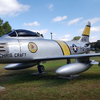 Maxwell Historic Air Park - The first jet aircraft the Air Force had to engage in combat with Russian and Chinese Mig-15s. - Museums Near Me - Montgomery, Alabama Maxwell Historic Air Park - The first jet aircraft the Air Force had to engage in combat with Russian and Chinese Mig-15s. - Museums Near Me - Montgomery, Alabama