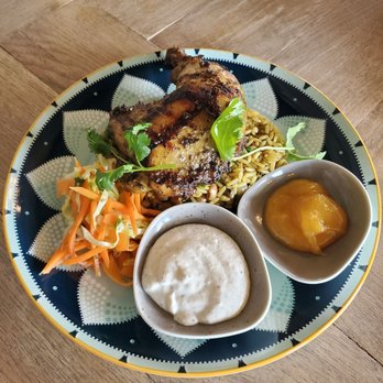 One Love Carribean Cafe - a plate of food - Desserts Near Me - Canmore, Alberta One Love Carribean Cafe - a plate of food - Desserts Near Me - Canmore, Alberta