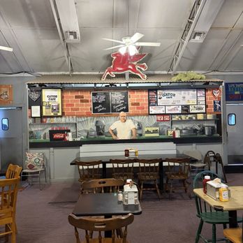 The Gator Cafe - A fake counter with a grumpy counter cook - Diners Near Me - Baker, Florida The Gator Cafe - A fake counter with a grumpy counter cook - Diners Near Me - Baker, Florida