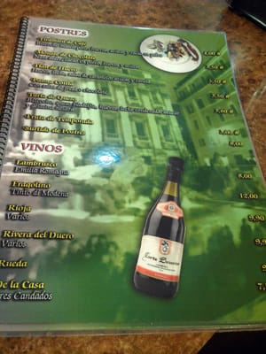 Menu photo 4 Restaurante Alejandro Madrid, M