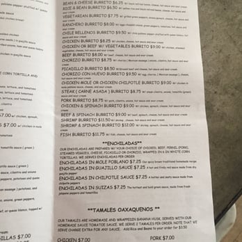 Puebla - Menu 3 - Mexican Near Me - New York, New York