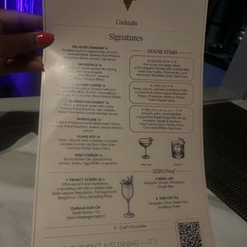 Velour - Menu - American Near Me - Dallas, Texas