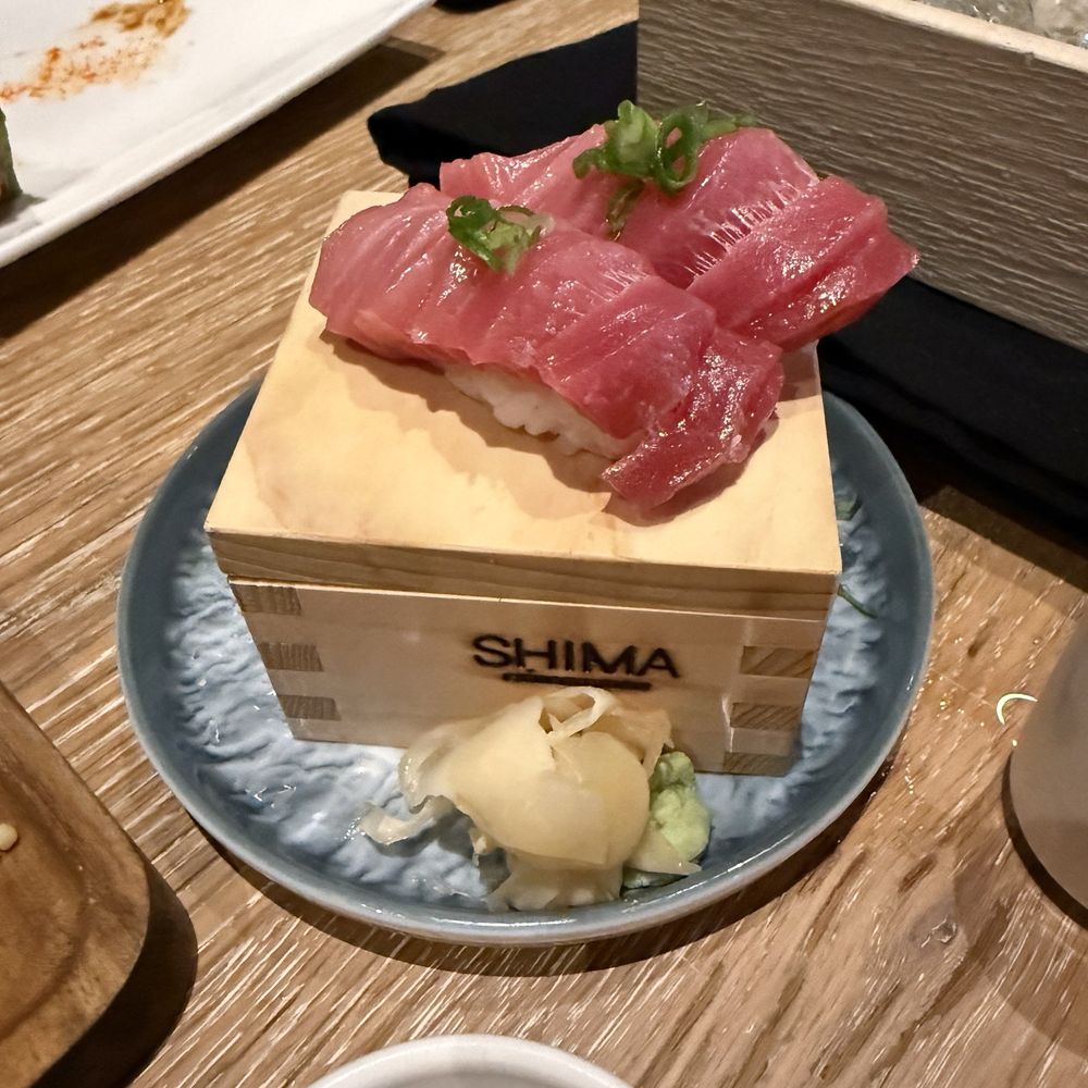 SHIMA Sushi & Champagne - Tuna nigiri special - Sushi Bars Near Me - Islamorada, Florida SHIMA Sushi & Champagne - Tuna nigiri special - Sushi Bars Near Me - Islamorada, Florida