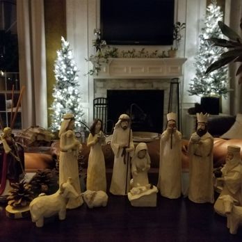 The Plantation House - Nativity Scene in the Living Room - Bed & Breakfast Near Me - Pflugerville, Texas The Plantation House - Nativity Scene in the Living Room - Bed & Breakfast Near Me - Pflugerville, Texas