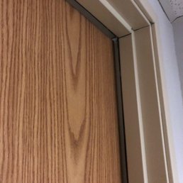 Door doesn't close all the way. Door doesn't close all the way.