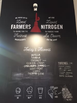 Lulu's Nitrogen Ice Cream by null
