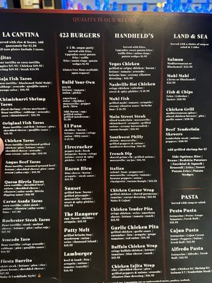 Menu photo 7 423 Main Bar Grill & Rooftop Rochester, MI
