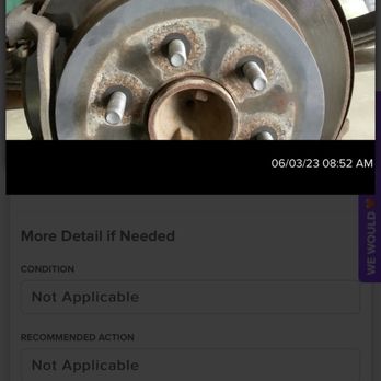 B & D Auto Repair - Rear rotor before they supposedly turned it. - Auto Repair Near Me - Vista, California B & D Auto Repair - Rear rotor before they supposedly turned it. - Auto Repair Near Me - Vista, California