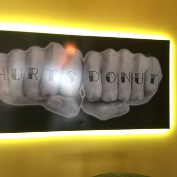 Hurts Donut - Tatted neon ads speak to me - Donuts Near Me - Frisco, Texas