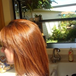 After picture of brazilian blow out treatment at Amy's