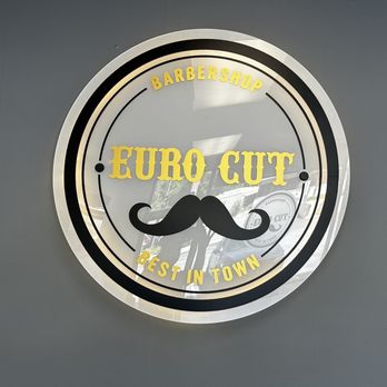 Euro Cut - EuroCut Logo inside of the shop - Barbers Near Me - La Crescenta, California Euro Cut - EuroCut Logo inside of the shop - Barbers Near Me - La Crescenta, California