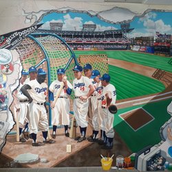 US Post Office - BK Dodgers art @ the Post Office @ Flatbush between Avenue R & Fillmore