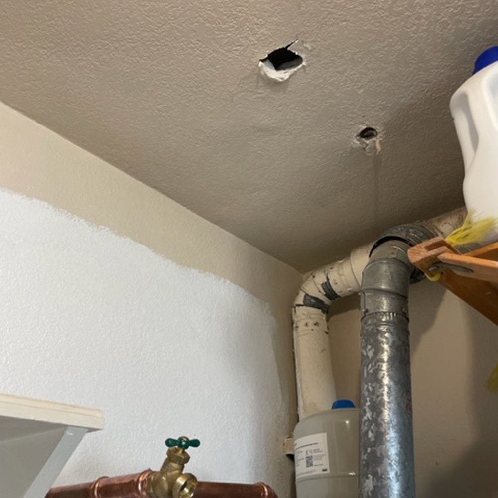 Repipe Specialists - Holes left behind - Plumbing Near Me Repipe Specialists - Holes left behind - Plumbing Near Me