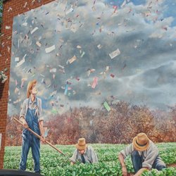 Village of Islington Murals - Make sure to read the back stories: "First High Flier" was an interesting read.