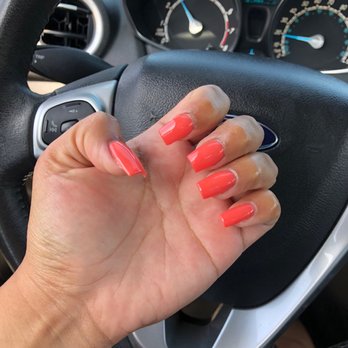 Regal Nails, Salon & Spa - Salmon acrylic nails - Nail Salons Near Me - Bellevue, Nebraska Regal Nails, Salon & Spa - Salmon acrylic nails - Nail Salons Near Me - Bellevue, Nebraska