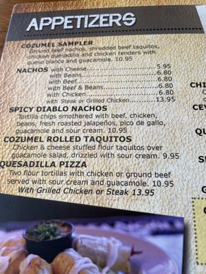 Menu photo 4 Cozumel Cleveland, OH Menu photo 4 Cozumel Cleveland, OH