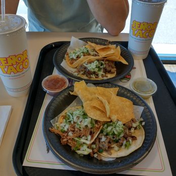 Senor Taco - Hubby and I went there for Taco Tuesday. We had two street  tacos each, carne asada and carnitas. - Tacos Near Me - Sun City West, Arizona