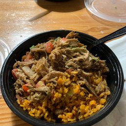 Pernil rice bowl Pernil rice bowl