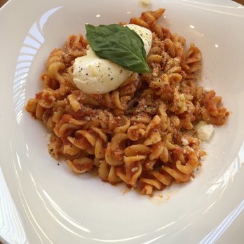 Pasta Casalinga - Pomodoro with $2 burrata on top (worth it) - Italian Near Me - Seattle, Washington Pasta Casalinga - Pomodoro with $2 burrata on top (worth it) - Italian Near Me - Seattle, Washington