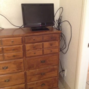 Big Bend Resort - Last room entertainment center /dresser - Resorts Near Me - Parker Dam, California