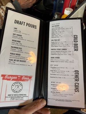 Menu photo 3 Palomino Bar Milwaukee, WI
