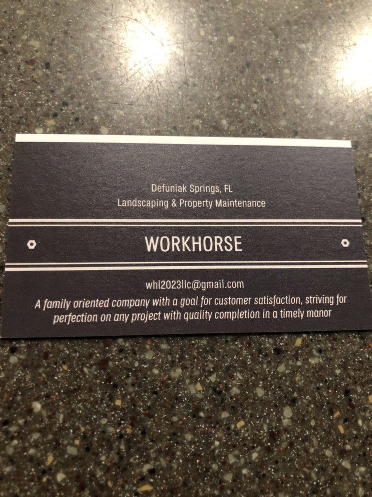 Slide of Workhorse Landscaping & property maintenance