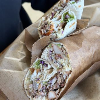 Spitz- Draper - Chicken wrap, pretty bland and uneventful. - Mediterranean Near Me - Draper, Utah