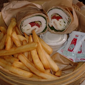 Off the Hook - turkey wrap with fries $12.50 - Lounges Near Me - Kapolei, Hawaii Off the Hook - turkey wrap with fries $12.50 - Lounges Near Me - Kapolei, Hawaii