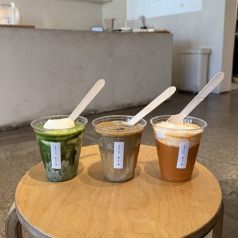 Kin Bakeshop - matcha einspanner, black sesame latte, thai tea - Donuts Near Me - Santa Barbara, California Kin Bakeshop - matcha einspanner, black sesame latte, thai tea - Donuts Near Me - Santa Barbara, California