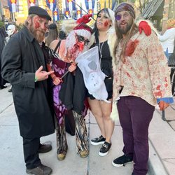 Denver Zombie Crawl - Kurella Devil! And the pup snatcher,saint DickulAs and a fried roady