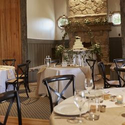 The Venue at Wicked Woods Golf - Beautiful wedding at The Venue at Wicked Woods Golf Club.  They just built thus brand new wood burning fireplace!!