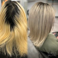 Mia Belleza Salon - Color Correction shadow root blonde