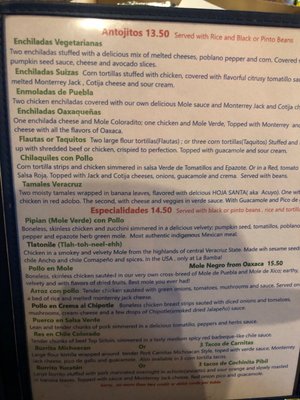 Menu photo 2 La Bamba Sandy, OR