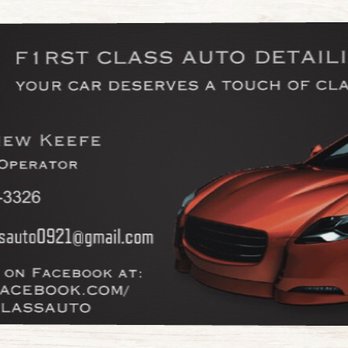 F1rst Class Auto Detailing - New Business cards - Auto Detailing Near Me F1rst Class Auto Detailing - New Business cards - Auto Detailing Near Me