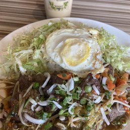 Bimibap and winter melon Bimibap and winter melon