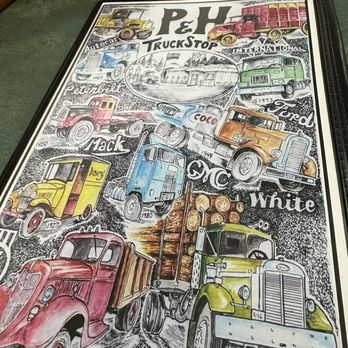 P & H Truck Stop - Menu cover - Breakfast & Brunch Near Me - Wells River, Vermont