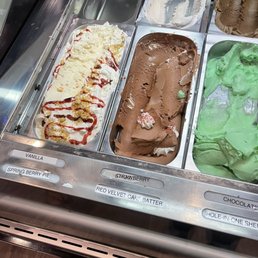 Ice cream display Ice cream display