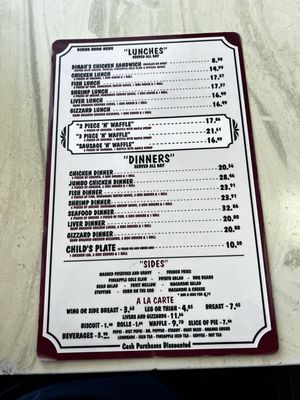 Menu photo 1 Dinah's Chicken Glendale, CA