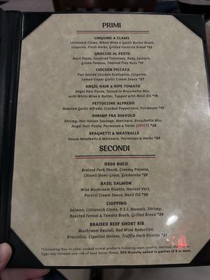 Menu photo 2 Cucina South Fernandina Beach, FL Menu photo 2 Cucina South Fernandina Beach, FL
