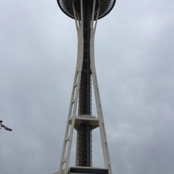 Space Needle - Space needle as seen from the ground. - Landmarks & Historical Buildings Near Me - Seattle, Washington Space Needle - Space needle as seen from the ground. - Landmarks & Historical Buildings Near Me - Seattle, Washington