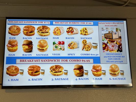 Menu photo 8 San Carlos Chuck's Donuts San Carlos, CA Menu photo 8 San Carlos Chuck's Donuts San Carlos, CA