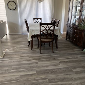The Floor Trader - Dining room with waterproof laminate! - Flooring Near Me - Modesto, California The Floor Trader - Dining room with waterproof laminate! - Flooring Near Me - Modesto, California